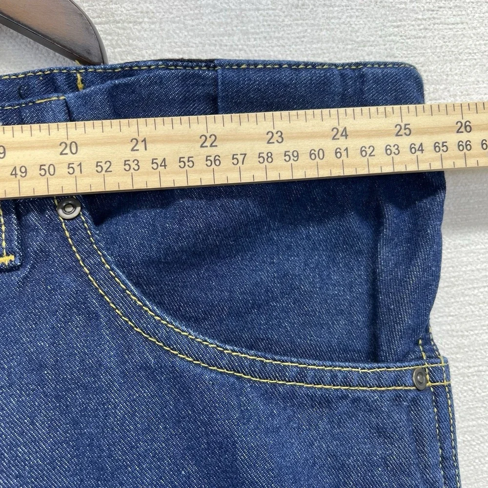KingSize Denim Jeans Mens 50‎ 38 (51x25)Big Blue Straight Leg 100% Cotton